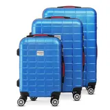 Reisekoffer Hartschalenkoffer Koffer Trolley M L XL mit 4 Rollen Schloss Case – Bild 5