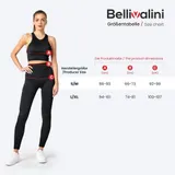 Bellivalini Sport Oberteile Damen Crop Top Geripptes Shirt Gym Yoga XS-XXL – Bild 6