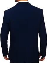 Sakko Herrensakko Sweatjacke Anzug Klassische Basic Casual Herren BOLF Unifarben – Bild 2