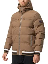 Indicode Herren Winterjacke Marlon-Jacke Steppjacke Kapuze Daunen Optik Männer – Bild 3