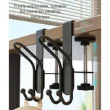 Strapazierf?higer verstellbarer Metallstr??mpfe Halter zwei Haken f??r den Urla – Bild 11