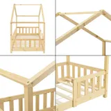 Kinderbett Treviolo 90x200 cm Holzfarben [en.casa] – Bild 7