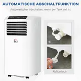 Mobile Klimaanlage 3-in-1 Klimagerät Entfeuchtung 9K BTU Fernbedienung ABS – Bild 7