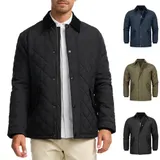 Indicode Herren Übergangsjacke INAldos-Jacke Rautensteppung Cordkragen Männer – Bild 8