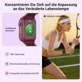 Smartwatch Damen mit Telefonfunktion Sprachassistent Schrittzähler Fitnessuhr – Bild 5