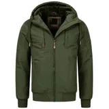 A. Salvarini Herren Winter Jacke Winterjacke warm Kapuze Teddyfell AS320 NEU – Bild 5
