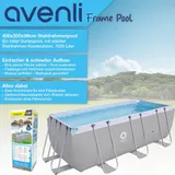 Pool Aufstellpool 4x2 rechteck Schwimmbad Schwimmbecken Gartenpool 400x200x100cm – Bild 13
