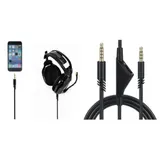 2 m Audiokabel f??r Logitech A10 A30 A40 mit integrierter Lautst?rkeregelung – Bild 12