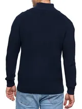 Indicode Herren Strickjacke Dodson-Pullover Zipper Stehkragen Grobstrick Pulli – Bild 3