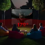 Projektionswand Beamer Leinwand Wandhängend 84" 175x131cm – Bild 9