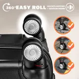 monzana® Hartschalenkoffer-Set Exopack 3-tlg Champagner ABS – Bild 5