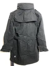 KHUJO Damen Mantel Jacke Übergangsmantel Modell: Frühling Schwarz L – Bild 3