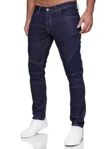 Tazzio Jeans Slim Fit Herren Jeanshose Stretch Designer Hose Denim Biker Style – Bild 1