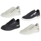 Damen Sneaker Halbschuhe Sportschuhe Freizeitschuhe Schnürschuhe Weiß Blau 36 38 – Bild 5
