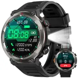 Blackview Für Xiaomi Android Smartwatch Herren Taktisch Militär Bluetooth Anrufe – Bild 1