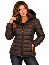 Geographical Norway Damen Herbst Winter Steppjacke Outdoor Übergangsjacke leicht – Bild 1
