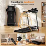 8 % Steigung Laufband, Leise & Klappbar, 1-12 km/h, mit APP Control, LED-Display – Bild 5