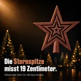 Weihnachtskugeln 128-teilig Set in Box Christbaumkugeln Weihnachtsschmuck Deko – Bild 8