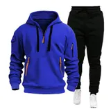 Herren Jogginganzug Trainingsanzug Sportanzug Hoodie Sporthose Hoodie Tracksuit – Bild 1