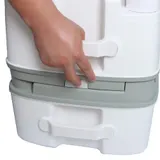24L Campingtoilette Chemietoilette Tragbar WC Mobile Camping Reise MAX. 150 kg – Bild 11