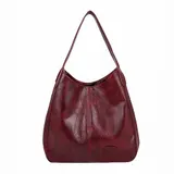Damen Tasche Leder Crossbody Schultertasche Umhängetasche Handtasche Shopper Bag – Bild 5