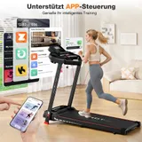 8 % Steigung Laufband, Leise & Klappbar, 1-12 km/h, mit APP Control, LED-Display – Bild 11
