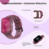 Smartwatch Damen mit Telefonfunktion Sprachassistent Schrittzähler Fitnessuhr – Bild 6