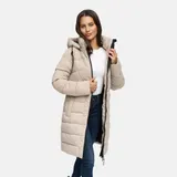 Marikoo Damen Herbst Winter Steppmantel Parka Jacke lang warm gefüttert N075 – Bild 2