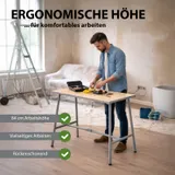 Werkbank Klappwerkbank Werktisch 100 x 50 cm 150kg Tragkraft – Bild 7