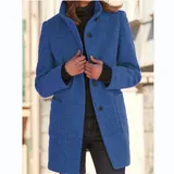 Damen Wollmantel Winterjacke Wolloptik Parka Dufflecoat Lady Mantel Coat Top – Bild 13