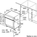 S145EAS16E Teilintegrierter Einbau-Geschirrspüler 60 cm edelstahl – Bild 11