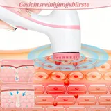 Ultraschall Gesichtsbürste mit 3 Aufsätzen Elektrische Gesichtsreinigungsbürste – Bild 8