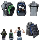 Schulrucksack Jungen Rucksack Elephant Hero 4 T Set 12770 Cyber Camo Grün +rsmr – Bild 12
