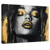 Leinwand Bilder Abstrakt Leinwandbild XXL Modern Wanddeko Wandbilder Wohnzimmer – Bild 1