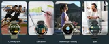 Blackview Für Xiaomi Android Smartwatch Herren Taktisch Militär Bluetooth Anrufe – Bild 12
