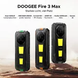 DOOGEE Fire3Max 5,5" Handy Smartphone Ohne Vertrag 32GB+256GB Android 15 8350mAh – Bild 2