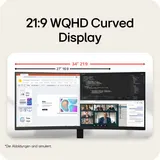 LG 34 Zoll UltraWide WQHD Curved 1800R 120Hz Monitor – Bild 5