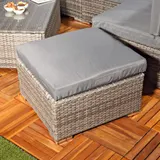 XXL Rattanmöbel Gartenset Polyrattan Lounge Gartenmöbel Sitzgruppe Schwarz Braun – Bild 17