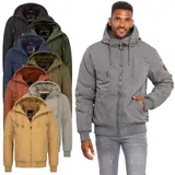 A. Salvarini Herren Winter Jacke Winterjacke warm Kapuze Teddyfell AS320 NEU – Bild 11