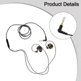 Abnehmbare 3,5 mm In-Ear Ohrhörer für PC Gaming und Musik mit 1,2 m Kabel – Bild 10