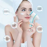 Gesichtsreinigungsbürste 3in1 Wasserdichte Elektrische Gesichtsbürste Skin Spa – Bild 4