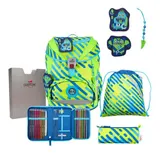 DerDieDas ErgoFlex Exklusiv Neon Schulranzenset 5-teilig Schulranzen Monster Neu – Bild 1