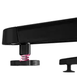Gaming Tisch mit LED höhenverstellbar Gamer Computer PC Schreibtisch Bürotisch – Bild 11