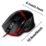 Gaming Maus Optische 8 Tasten 2500DPI MSDS 7 Farbe Gamer Mouse USB PC Computer – Bild 8