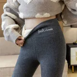 Dicke Hose Fleece Gefüttert Hosen Stretchy Leggings Damen Warm Thermo Winter – Bild 1