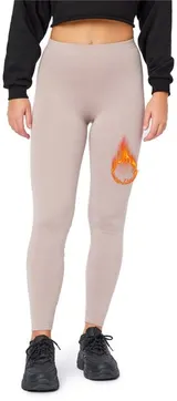 Bellivalini Damen Thermohose Baumwolle Winter Warm Gefüttert Leggings Ski – Bild 1
