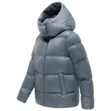 Navahoo Damen Herbst Winter Steppjacke Puffer Jacke gesteppt glänzend N164 – Bild 6
