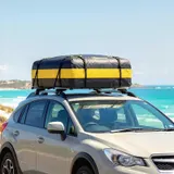 Outsunny Dachbox Auto 425L Wasserdicht Gepäckbox mit 8 Verstärkte Gurte Gelb – Bild 2