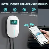 EV Ladegerät 11KW Wallbox 7m Ladekabel Typ 2 Heim Ladestation 6-16A APP 400V – Bild 4