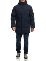 Indicode Herren Winterjacke INLondoy-Herrenjacke Steppjacke Kapuze Parka Mantel – Bild 6